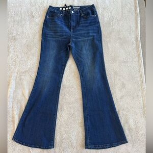 S.O.N.G. Classic Blue Flared Women's Jeans 13/31